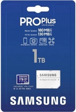 Samsung PRO Plus 1TB Micro SDXC Card U3 V30 A2 UHS-I
