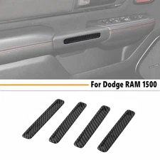 4P Inner Door Handle Trim Strips For Dodge Ram 1500 2019-2026 Accessories Carbon