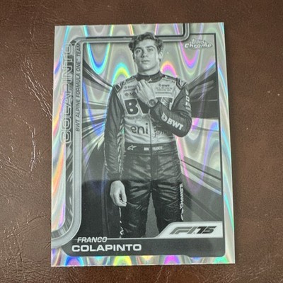 Topps 2025 Chrome Franco Colapinto #15 Black & White RayWave BWT Alpine F1