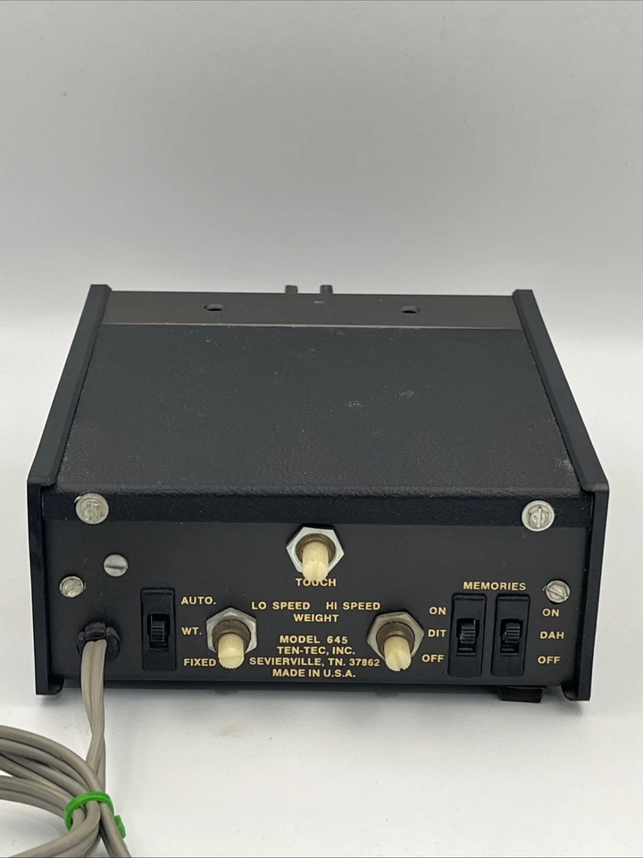 TEN-TEC Model 645 Keyer “Ultramatic” Ham Radio Untested - Image 2 of 4