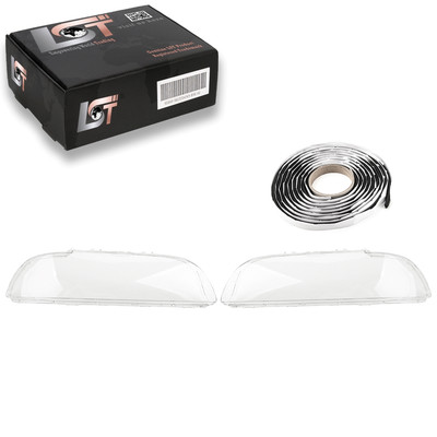 2x Scheinwerfer Glas Streuscheibe links rechts Set für BMW 5er E39 Touring 95-04
