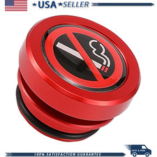 Cigarette Lighter Plug Cover Aluminum Cap No Smoking Sign Dustproof Decorative Cigarette Lighter Plug Cover Aluminum Cap No Smoking Sign Dustproof Decorative