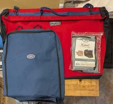 Horse gear storage solution lot, including bags for bridles, pads and blankets