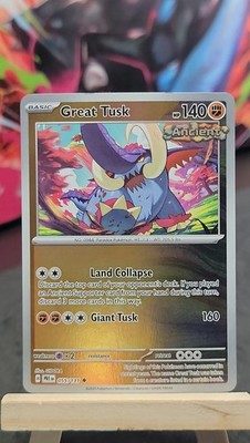 Great Tusk 055/131 Reverse Holo PRE SV: Prismatic Evolutions Uncommon NM-MP