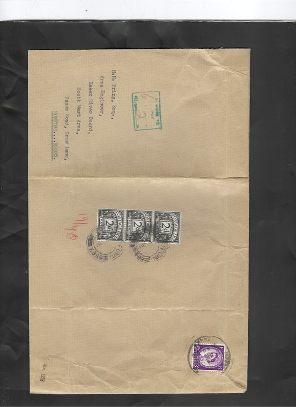 GREAT BRITAIN-POSTAGE DUES-COVERS- LOT OF 20-QE2-F-VF-#500