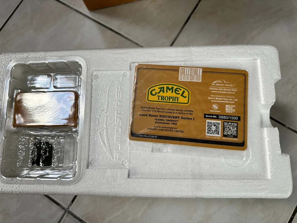 1/18 LAND ROVER DISCOVERY MK1 " CAMEL TROPHY " ALMOST REAL 810410 - Photo 4/4