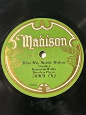 Honolulu Players – Hawaiian Twilight / Kiss Me, Sweet Malua Rare 1929 Madison 78