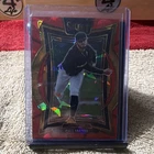 Topps Chrome 2024 Paul Skenes #203 Red Parallel Sports Trading Card 66/299