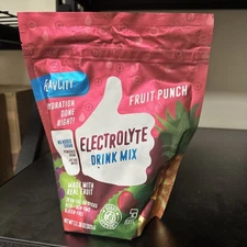 FlavCity Fruit Punch Electrolytes Powder Packets - 28 Hydration - No... 