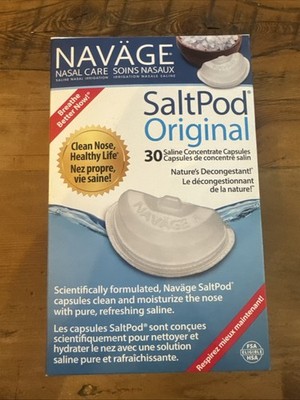 NAVÄGE NASAL CARE Saline Concentrate Capsules 30 Count Pack Exp 8/27