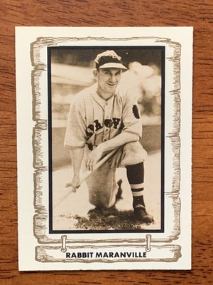 1980 Pacific Legends #3- Rabbit Maranville, Boston Braves et al - HOF - NrMt+