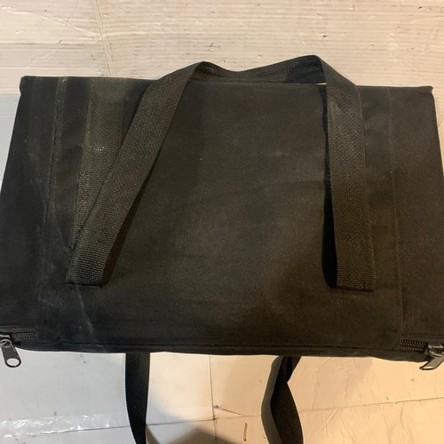 Soft-sided Storage Chest with Handles 19x11 Black Zipper Closure carrying bag - Picture 5 of 5