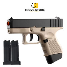 Toy Pistol Soft Bullet Gun Set Manual Shell Ejecting Style 100 Foam Darts