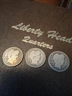 Barber Quarter 1893 p o s
