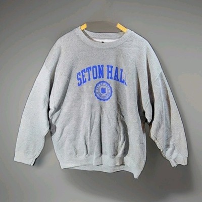 Seton Hall University Men's Crewneck Pullover Sweatshirt  Size XL Gray 