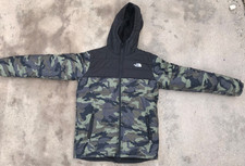 The North Face Mount Chimborazo Reversible Jacket Puffer Coat Camo Size Boys XL