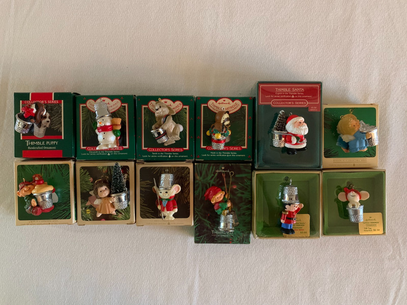 Hallmark Thimble Series - 1978-1989 - (12) New