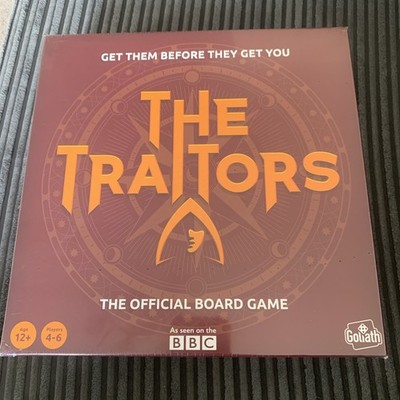 The Traitors Offizielles Brettspiel BBC - Goliath Games (2023) Brandneu & Versiegelt 