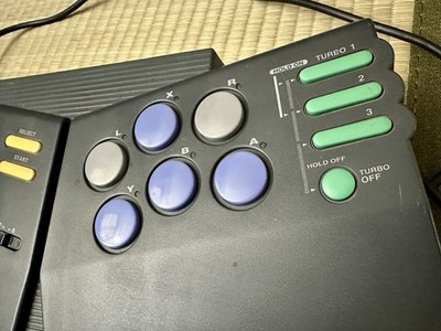 Capcom Power Stick Fighter Arcade Controller Turbo Wired Black for
