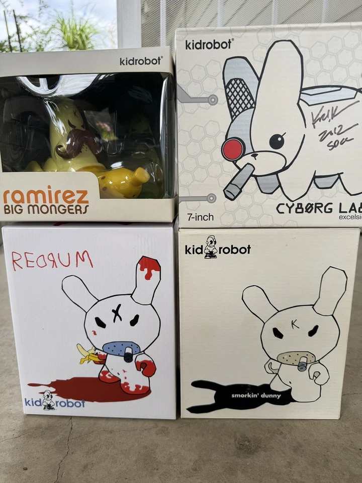 Frank Kozik Kidrobot Lof Of Rare Dunny’s Monger’s & Labbit Foto 3 de 4