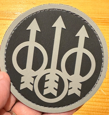 Rubber BERETTA Trident Logo Patch