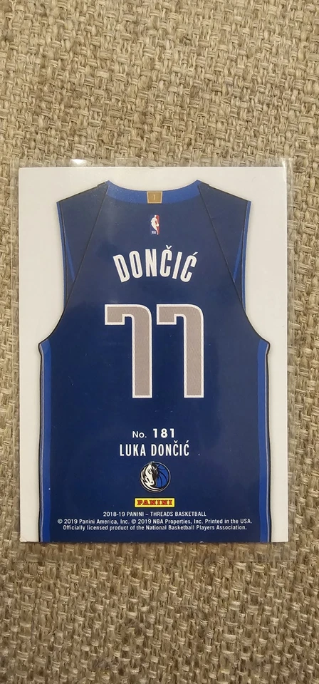 2018-19 Panini Threads - Rookies Statement Jersey Luka Dončić #181 Dazzle (RC) - Image 2 of 4
