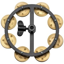 Compact Sandblasted Brass Hihat Tambourine Designed with Benny Greb - Durable