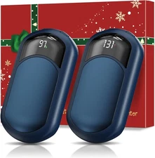 AI Hand Warmers Rechargeable 2 Pack, 6400mAh Portable Pocket Electric Hand Warme