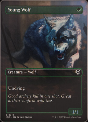 MTG Innistrad Remastered - Young Wolf - Borderless