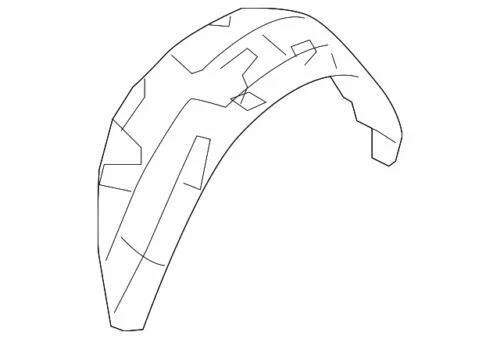 Forro del paso de rueda para Ford Fusion Hybrid 2010-2012 (N/P 9E5Z-5428370-A)