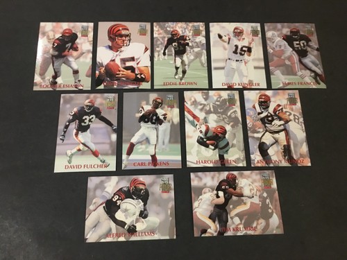 CINCINNATI BENGALS TEAM SET 1992 PRO SET POWER PREMIUM CARDS PICKENS ESIASON