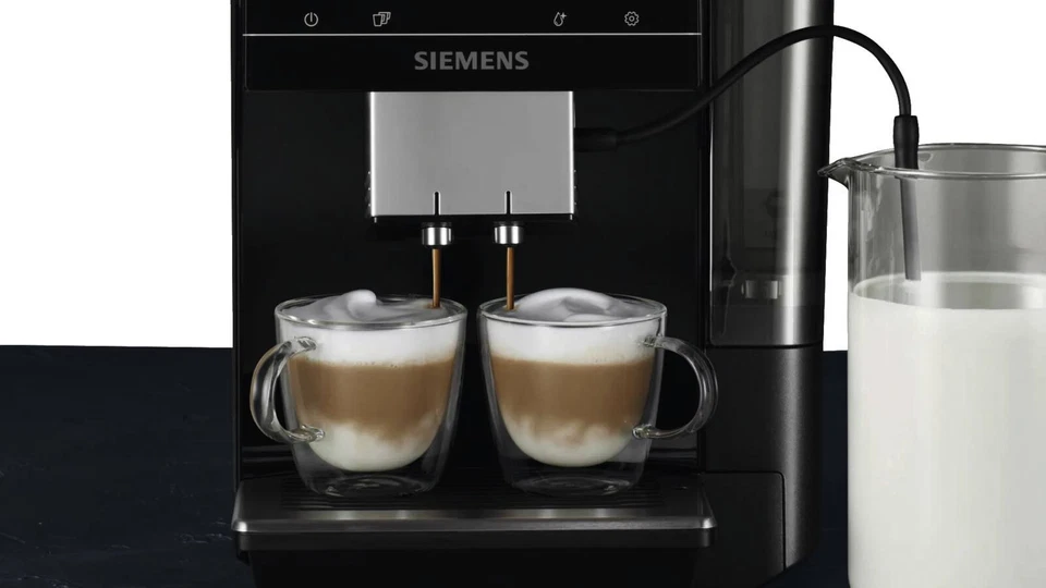 Siemens TP713D09 Schwarz Kaffeevollautomat, 19 bar Pumpendruck, TOP-DEAL! NEU - Bild 2 von 4