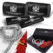 Vip Jp Junction Produce Car Neck Rest Pillow Headrest Set Sr Kin Tsuna Rope Bk