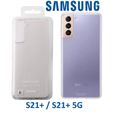 SAMSUNG CLEAR COVER ORIGINAL COQUE TRANSPARENTE POUR GALAXY S21+/5G - Photo 1/3