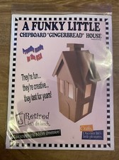 A Funky Little Chipboard Gingerbread House