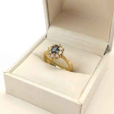   Pierre Lang Ring Fingerring Damenring Dame Stein Zirkonia Perle Gold 57  