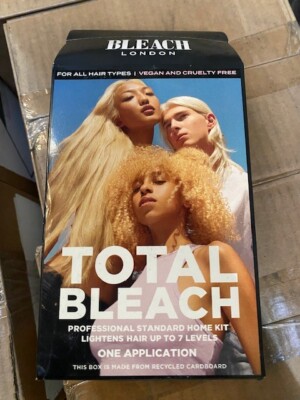 BLEACH LONDON TOTAL BLEACH KIT FOR PLATINUM BLONDE HAIR - BUY MORE & SAVE!!