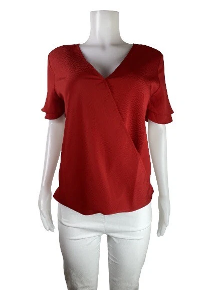 Michael kors blouses red cheap