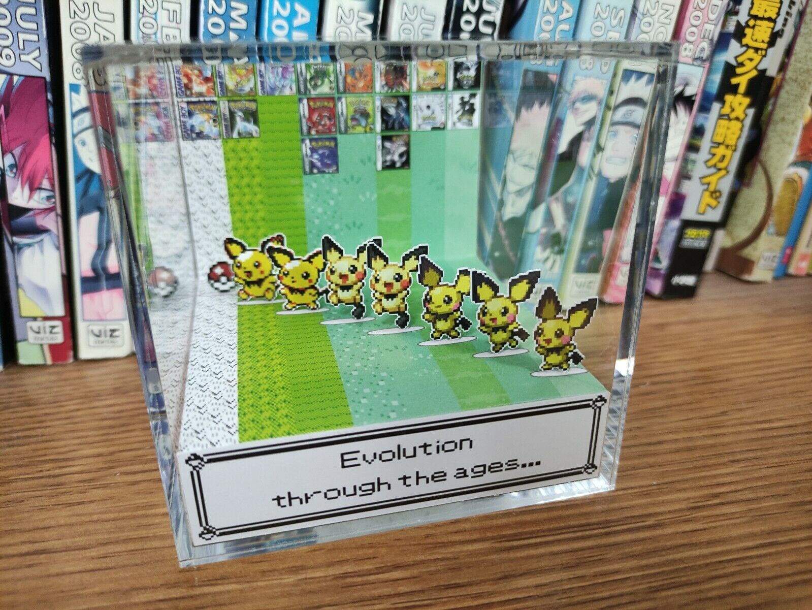 Pokemon Meme PP2 Encounter Handmade Diorama - Gameboy Gaming/Retro Cube -  Fanart