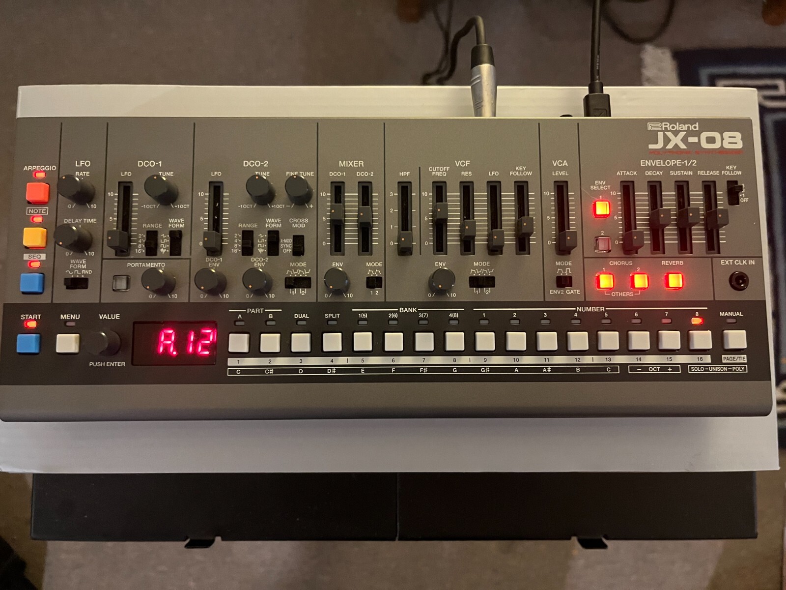 Roland JX08 Desktop Polyphonic Synthesizer Includes USB and Audio