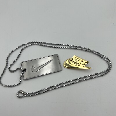Silver nike swoosh pin outlet