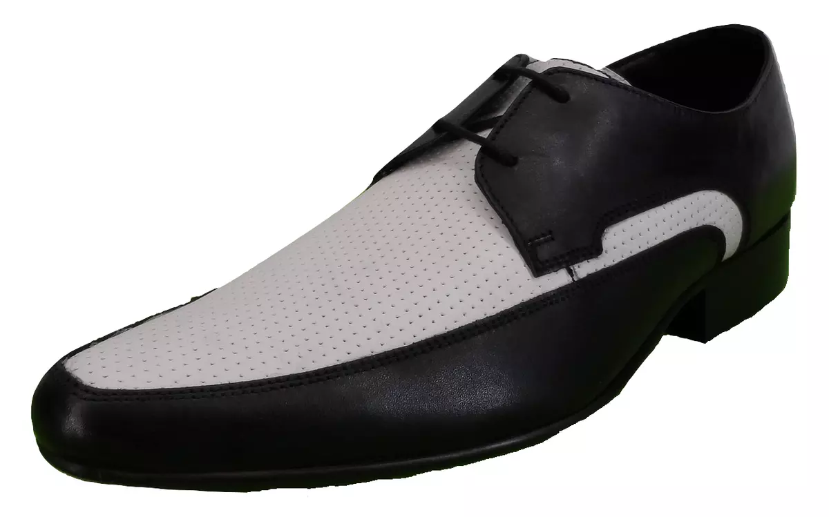 IKON Original The Jam Shoe Black and White Mod Shoes
