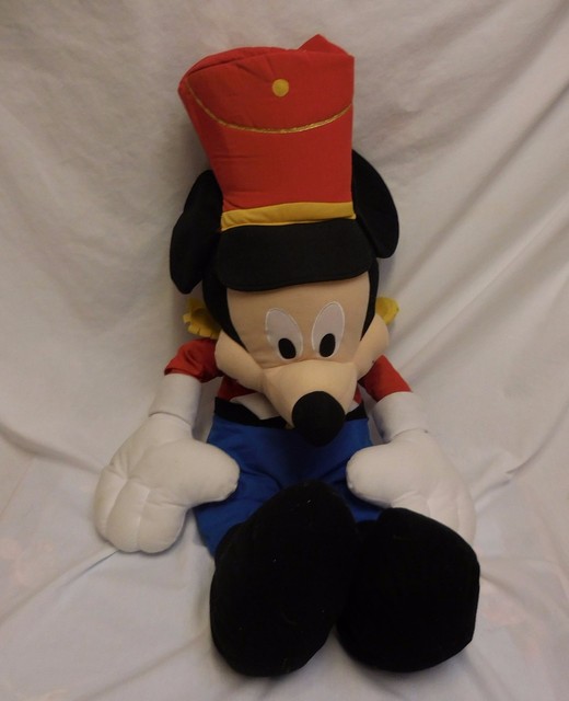 Disney Store MICKEY MOUSE Nutcracker Soldier JUMBO 30" Plush Doll eBay