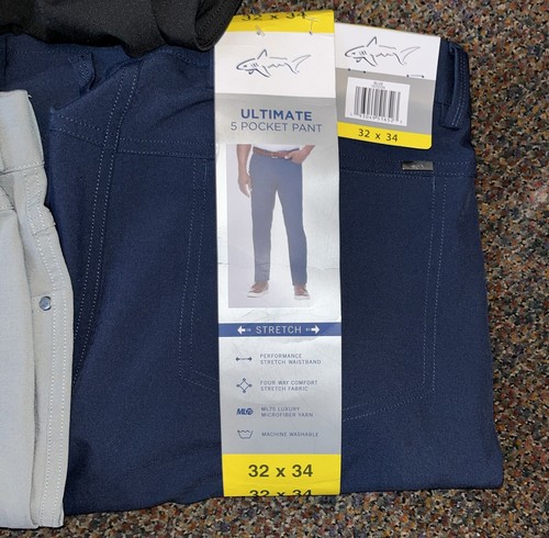 Greg Norman Ultimate ML75 Luxury 5 Pocket Pants GRAY,BLACK,BLUE (VARIOUS)1572724 - Picture 4 of 5