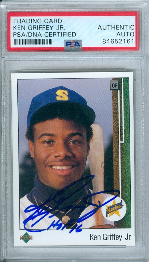 Ken Griffey Jr 1989 Upper Deck "HOF 16" #1 Autograph PSA DNA Authentic Auto