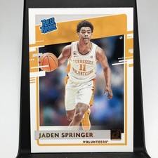 Jaden Springer Philadelphia 76ers Rated Rookie 2021-22 Chronicles Donruss Bronze