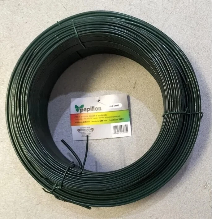 Filo di ferro plastificato per legatura 3,3 - 100mt