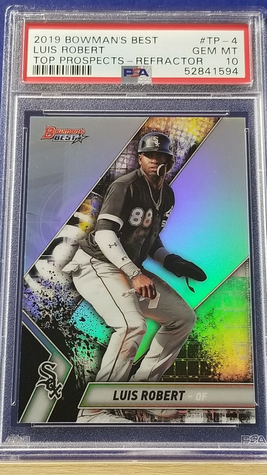 Luis Robert - 2019 Bowman's Best Refractor PSA 10