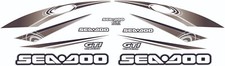 SEADOO GTI 2006 Graphics / Decal / Sticker Kit  Bombardier Custom Grey