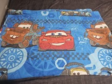 Vintage CARS Blue Flat/Fitted Sheet - Disney Pixar No Pillow Case